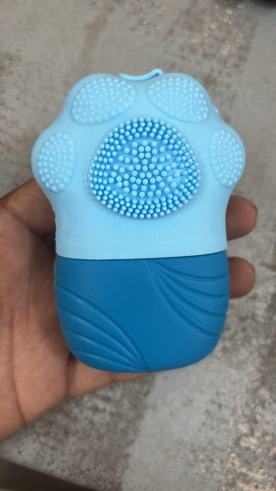 Paw Shaped Ice Roller for Face with Scrubber