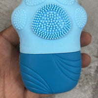 Paw Shaped Ice Roller for Face with Scrubber