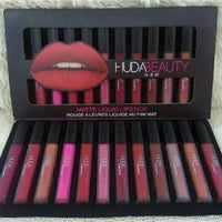 Huda Beauty matte Finishing Lipstick ( Pack of 12 )